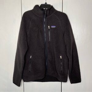 Patagonia Retro pile fleece jacket size Large in Black